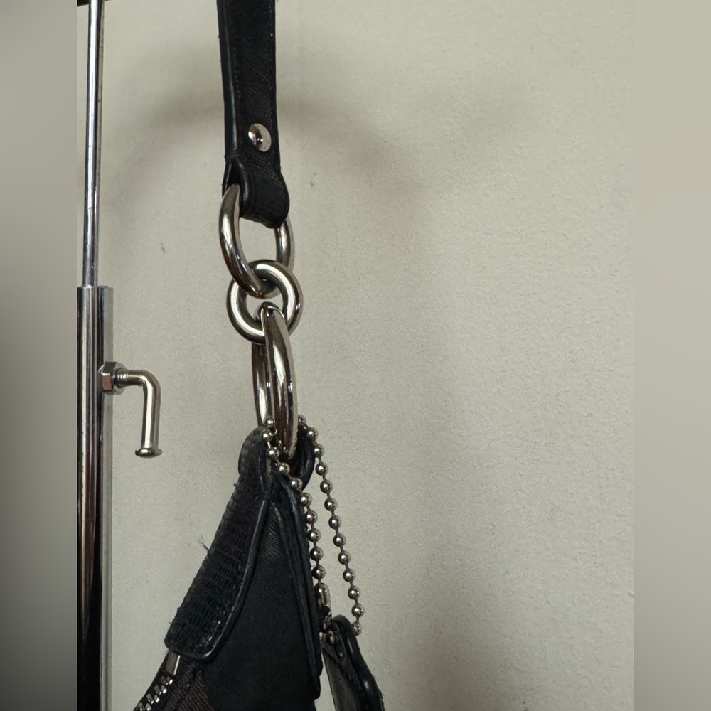 Authentic Coach Signature Nylon Shoulder Bag - Picture 11 of 14